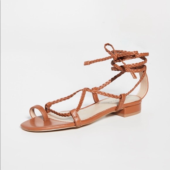 VILLA ROUGE Maclaran Wrap Sandals - Cognac - Picture 2 of 4